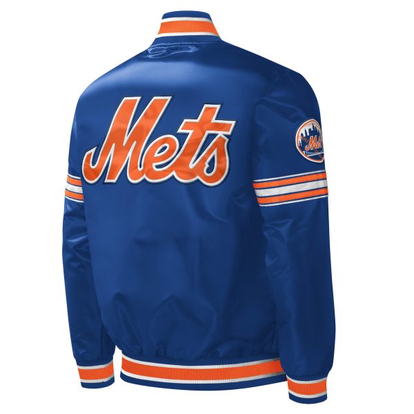 New York Mets Starter Midfield Satin Jacket - Image 2